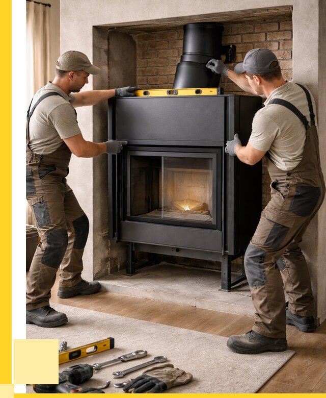 Установка каминных топок в Заволжье под ключ от 18331 р. | ЭриданЗвл