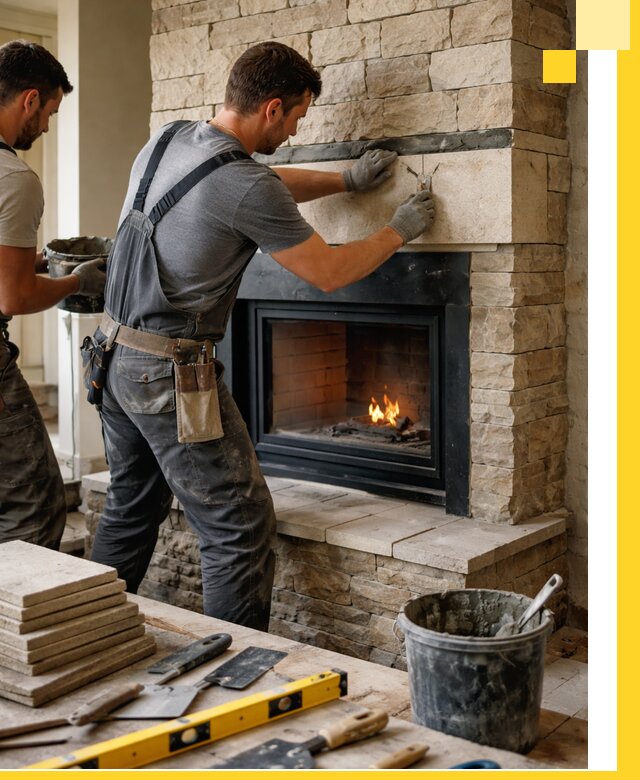 Проектирование и установка открытых каминов в Заволжье