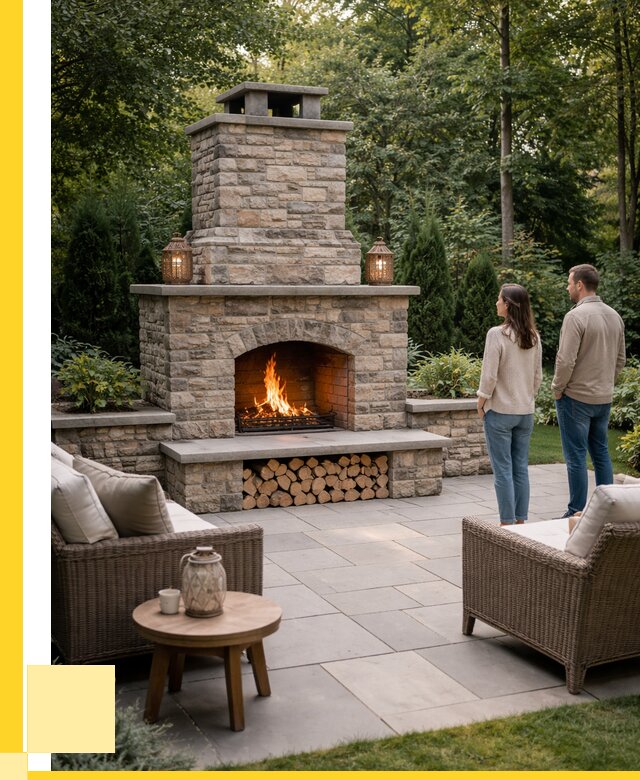 Уличные камины из кирпича в Заволжье от 152760 р. | ЭриданЗвл