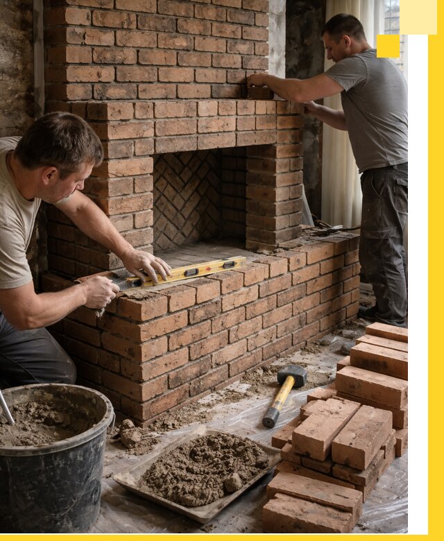 Изготовление и установка кирпичных каминов в Заволжье