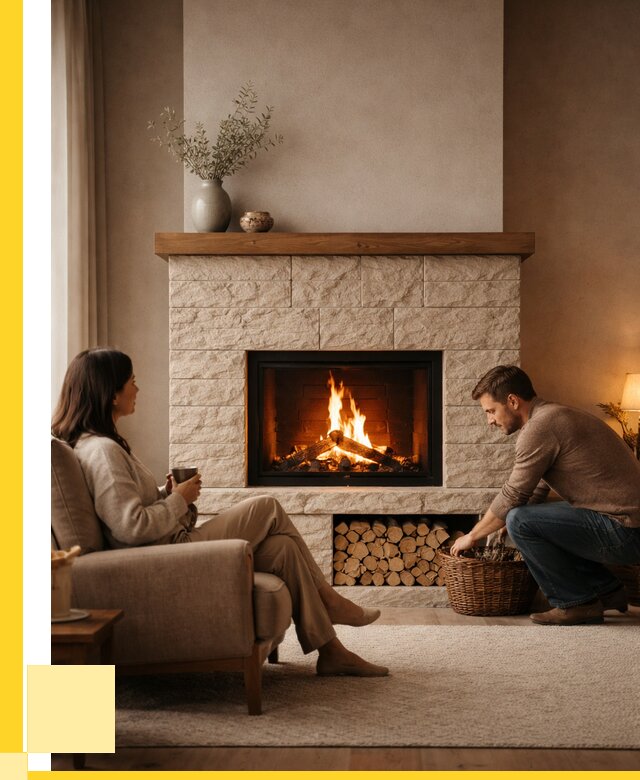 Камины для дома в Заволжье под ключ от 152760 р. | ЭриданЗвл