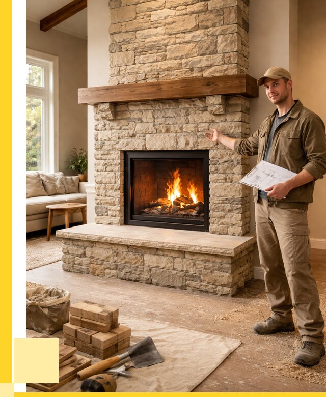 Камины под ключ в Заволжье от 183312 р. | ЭриданЗвл — установка