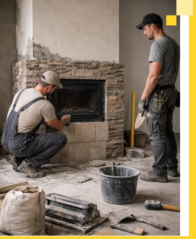 Камины под ключ в Заволжье: проект, изготовление и монтаж