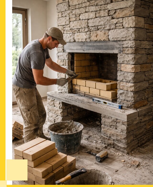 Кладка каминов и камина в Заволжье от 25460 р. ЭриданЗвл