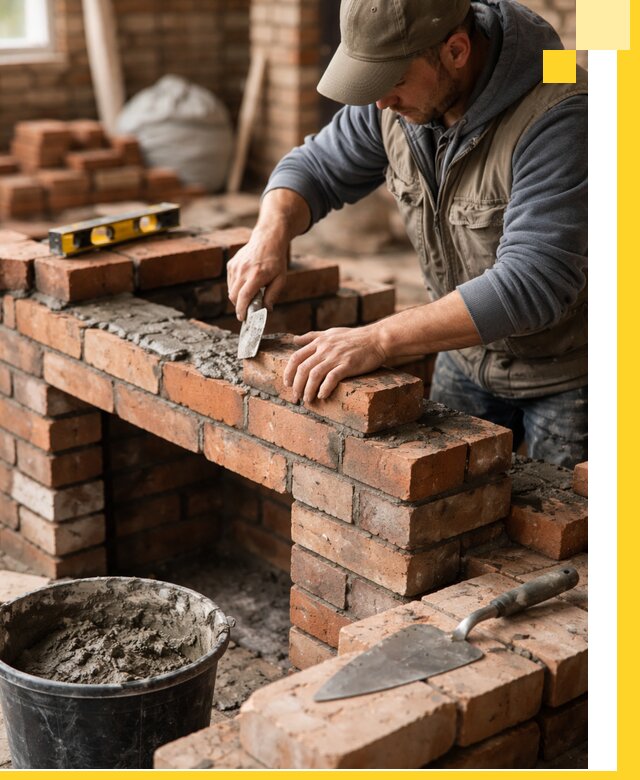 Кладка каминов под ключ в Заволжье профессиональная отделка и монтаж