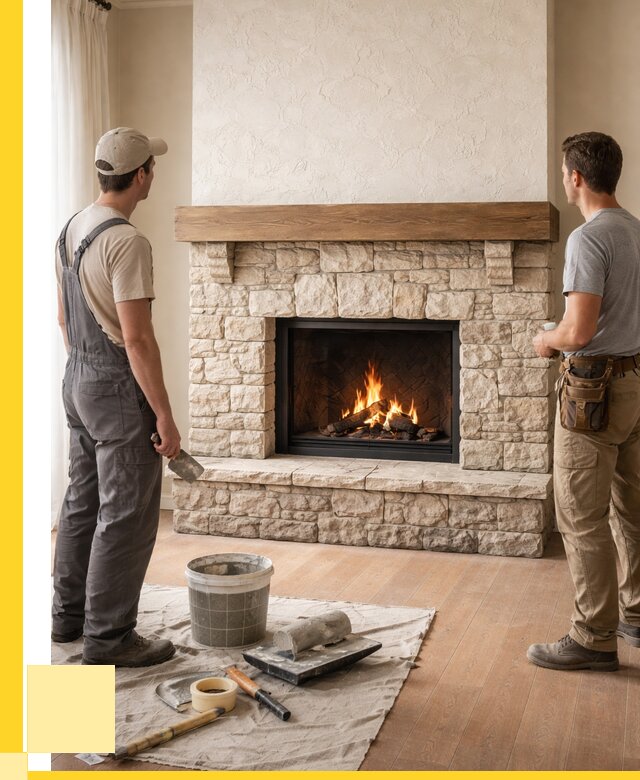 Отделка каминов в Заволжье от 6620 р. под ключ | ЭриданЗвл