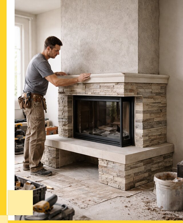 Изготовление каминов под ключ в Заволжье от 152760 р. | ЭриданЗвл