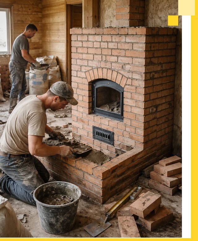 Профессиональное строительство печей в Заволжье под ключ