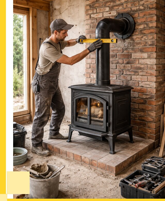 Монтаж печей установка банной печи в Заволжье от 15276 р. | ЭриданЗвл