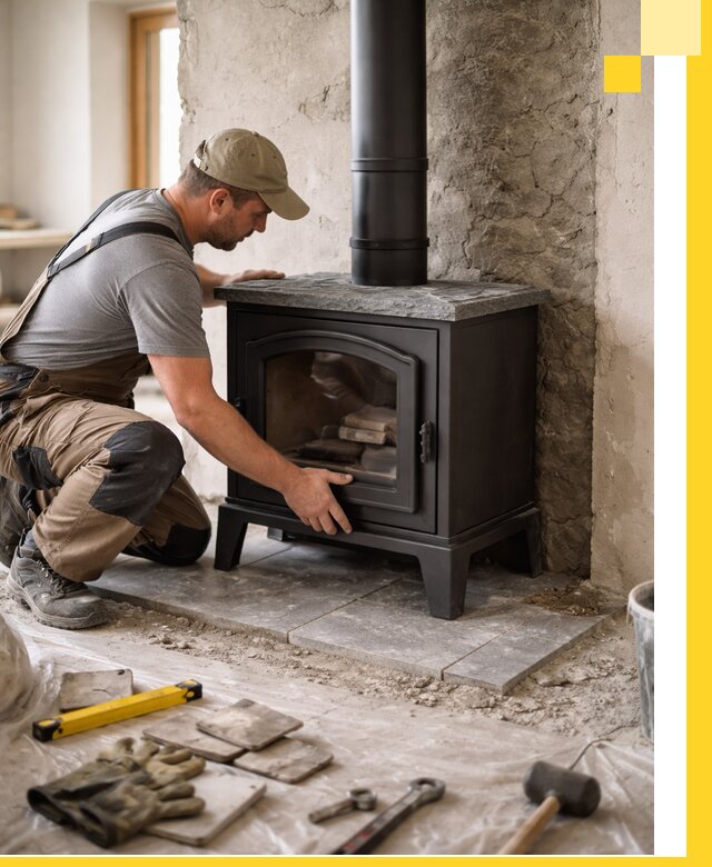 Профессиональный монтаж печей и каминов в Заволжье под ключ