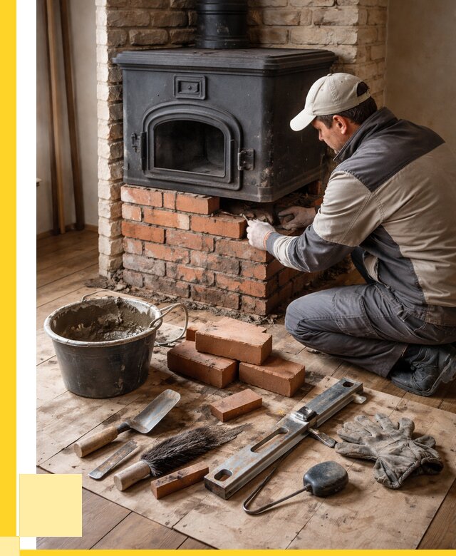 Ремонт печей в Заволжье от 12221 р., услуги печника ЭриданЗвл