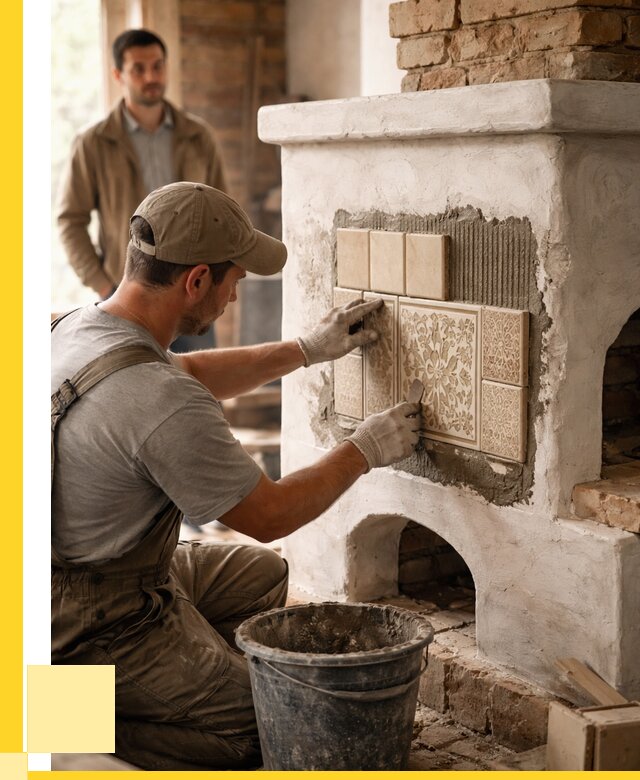 Отделка печей и банных печей в Заволжье от 35644 р. | ЭриданЗвл