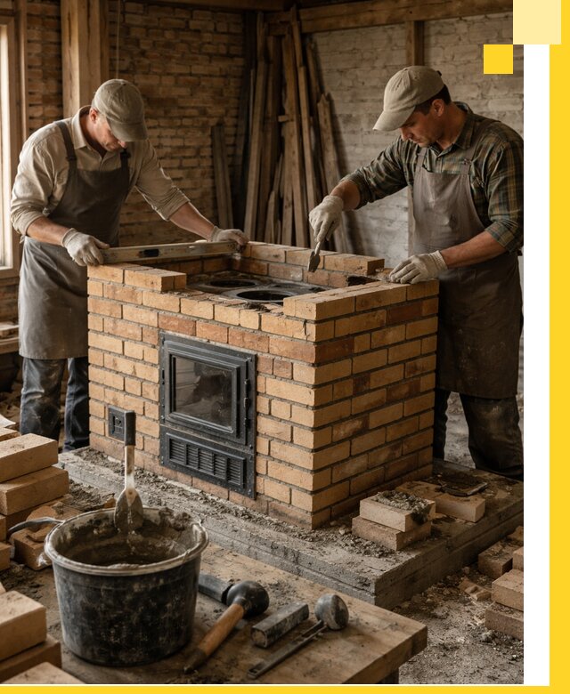 Изготовление и установка варочных печей под ключ в Заволжье