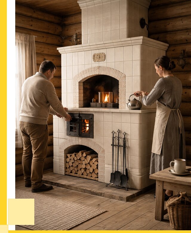 Русские печи в Заволжье: установка от 152760 р. ЭриданЗвл