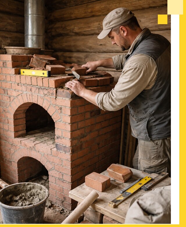 Изготовление и установка русских печей в Заволжье под ключ