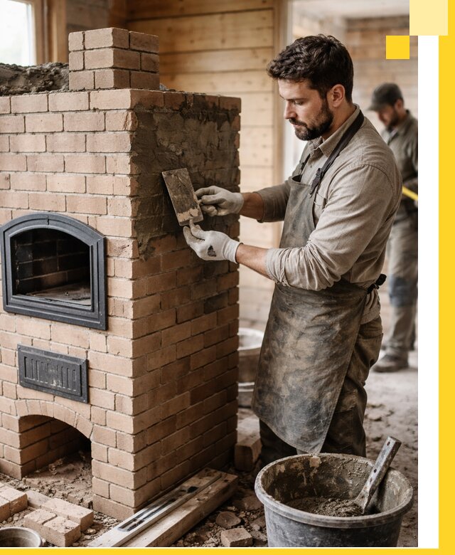 Изготовление и установка печей-шведок под ключ в Заволжье