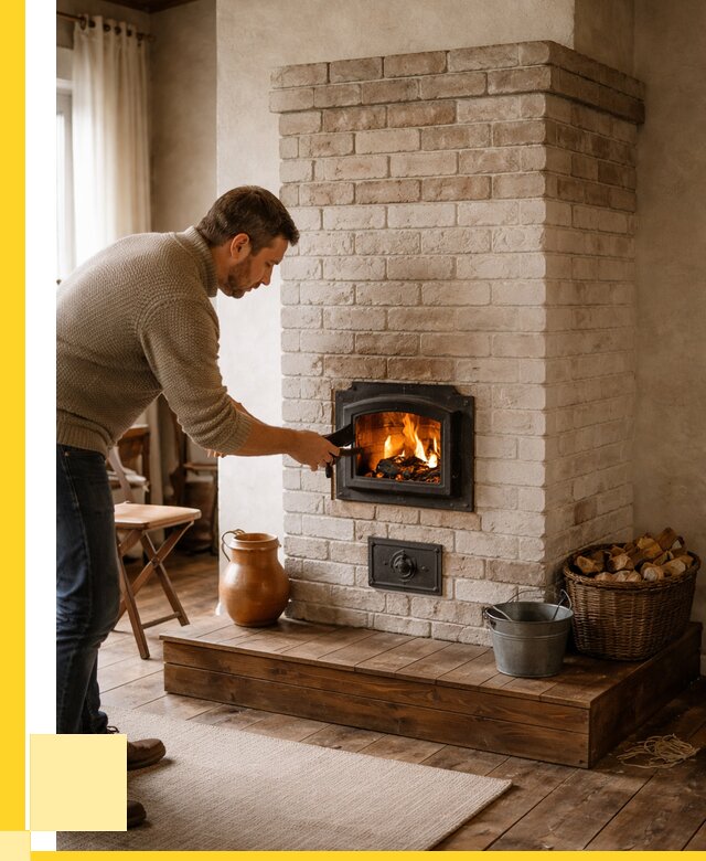 Печь голландка из кирпича в Заволжье от 86564 р. | ЭриданЗвл