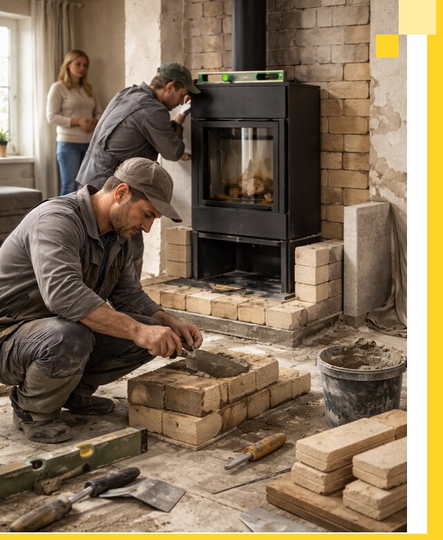 Печи и камины под ключ: проект, установка в Заволжье