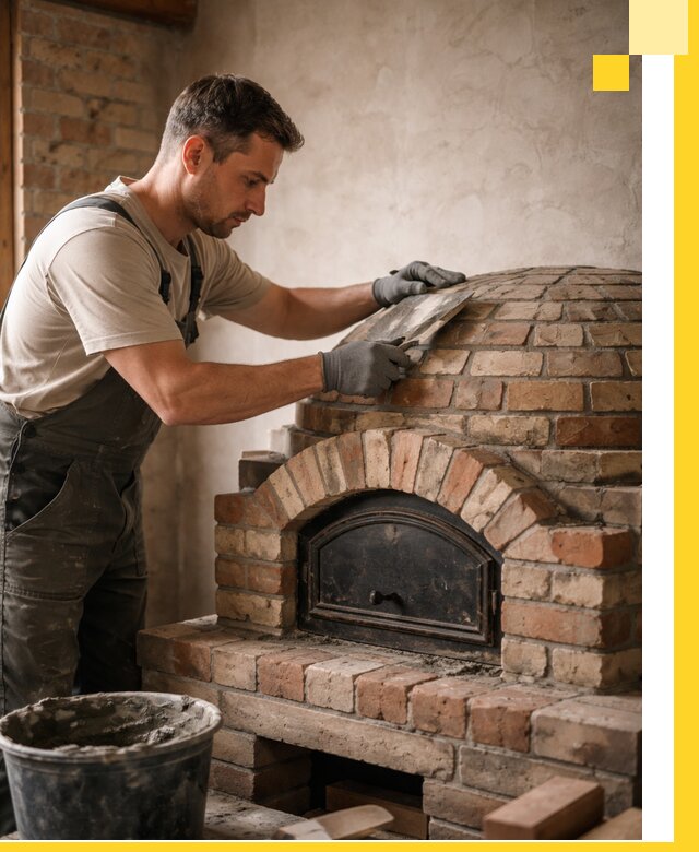 Изготовление и монтаж помпейских печей на заказ в Заволжье