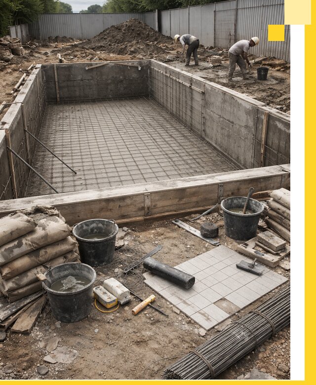 Строительство бассейнов под ключ в Заволжье, дизайн и монтаж