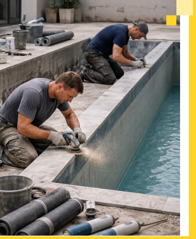 Профессиональный ремонт бассейнов под ключ в Заволжье