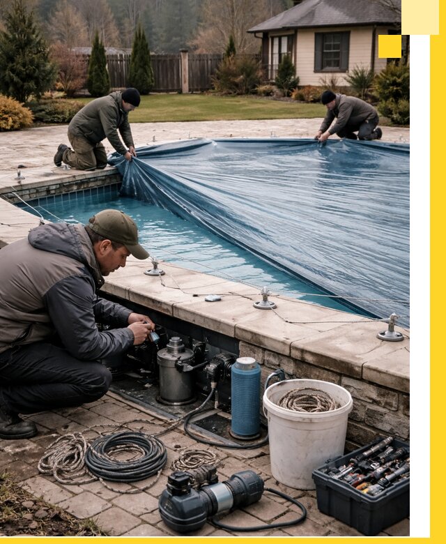 Консервация бассейнов в Заволжье: подготовка к длительному хранению