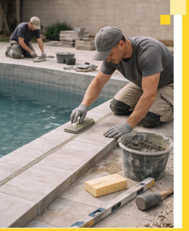 Отделка бассейнов в Заволжье: декоративная отделка и гидроизоляция