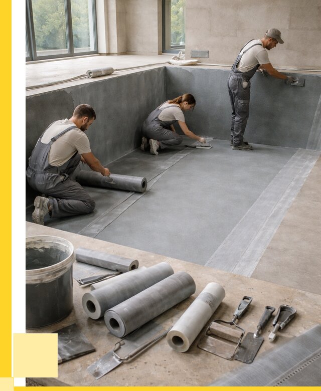 Гидроизоляция бассейнов в Заволжье от 2037 р., ЭриданЗвл