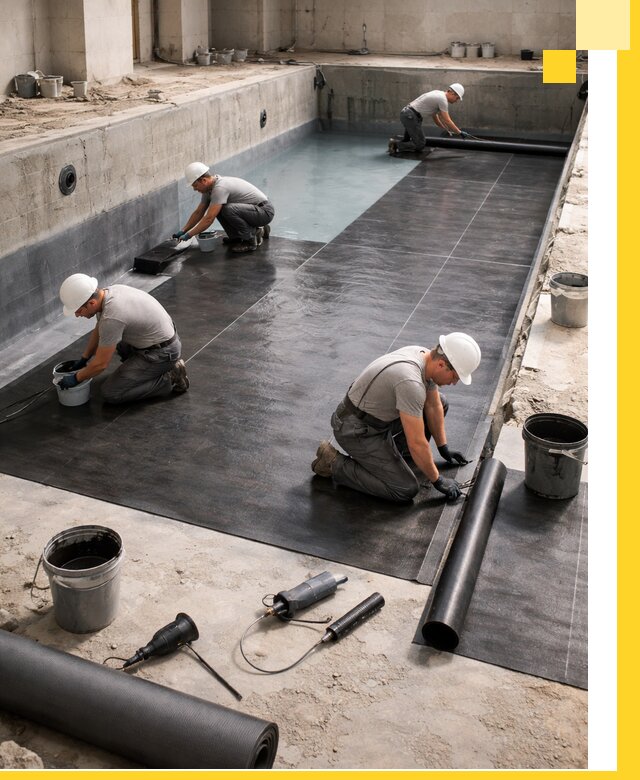 Профессиональная гидроизоляция бассейнов и чаш в Заволжье под ключ