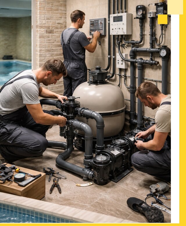 Комплексное оборудование для бассейнов под ключ в Заволжье