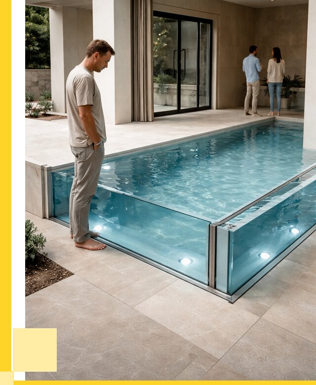 Стеклянные бассейны в Заволжье от 1222080 р. | ЭриданЗвл — мозаика