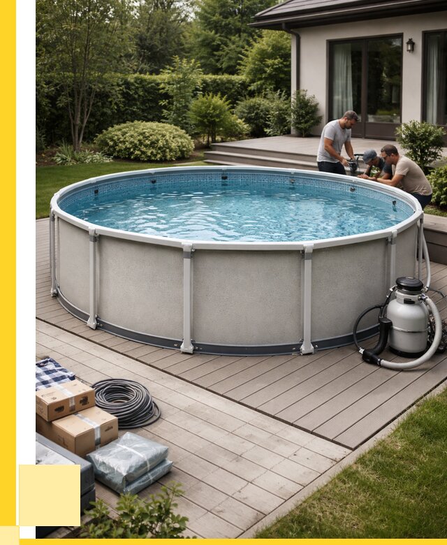 Купить каркасные бассейны в Заволжье от 45828 р. | ЭриданЗвл