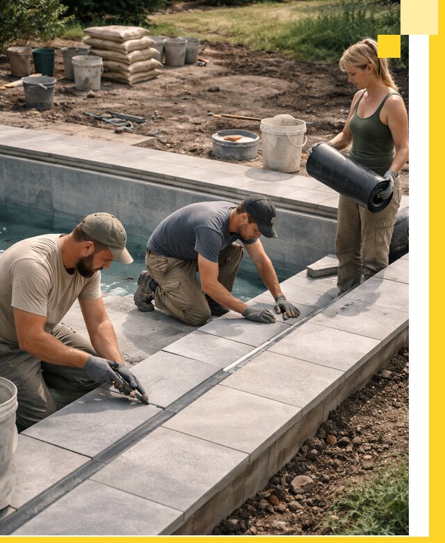 Строительство и монтаж уличных бассейнов под ключ в Заволжье