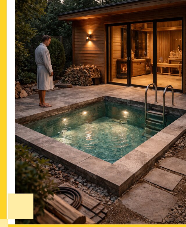 Бани с бассейном под ключ в Заволжье от 96748 р. | ЭриданЗвл