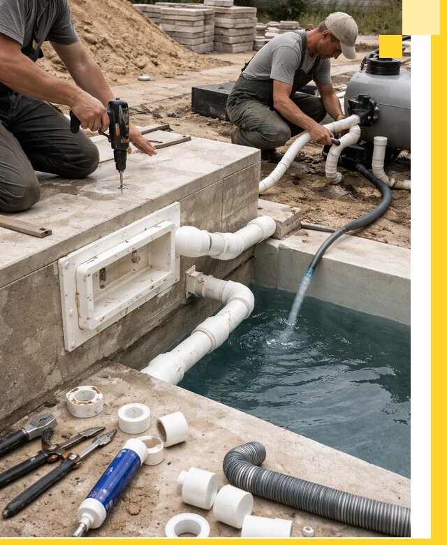 Строительство скиммерных бассейнов под ключ в Заволжье