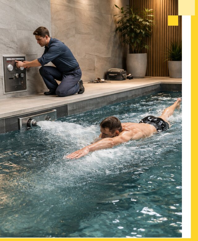 Проектирование и монтаж бассейнов с противотоком в Заволжье