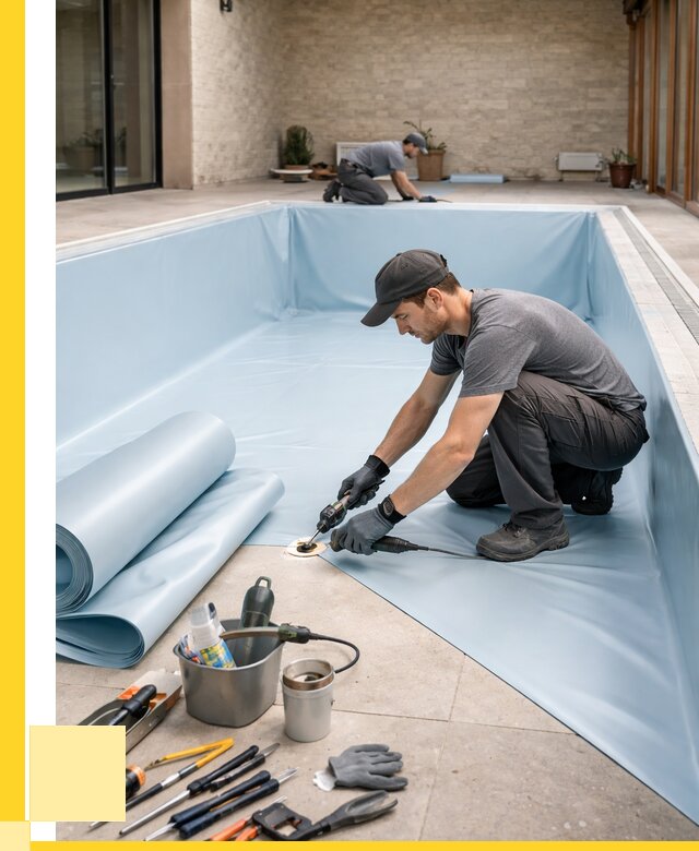 Пленка ПВХ для бассейнов в Заволжье от 2546 р. | ЭриданЗвл