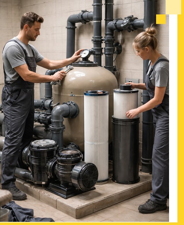 Фильтры и системы фильтрации для бассейнов в Заволжье