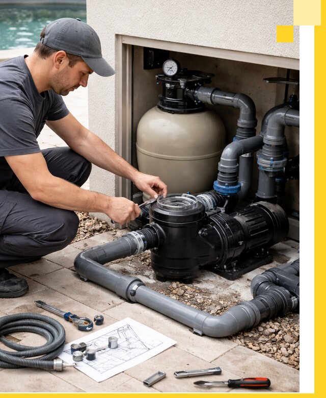 Поставка, монтаж и сервис насосов для бассейнов в Заволжье