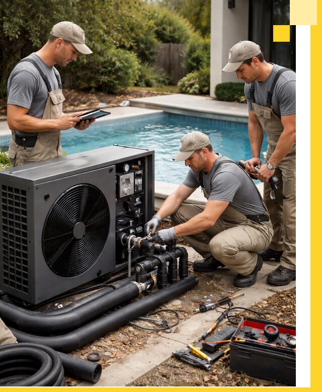 Проектирование и установка тепловых насосов для бассейнов в Заволжье