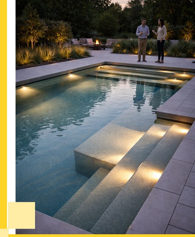 Освещение бассейнов в Заволжье под ключ от 25460 р. | ЭриданЗвл