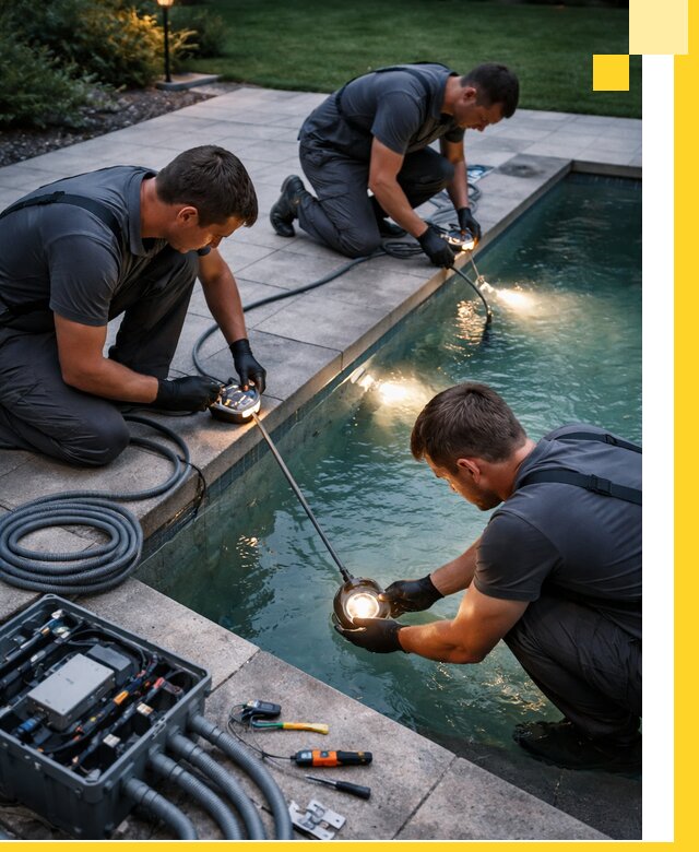 Профессиональное освещение бассейнов в Заволжье: дизайн и монтаж