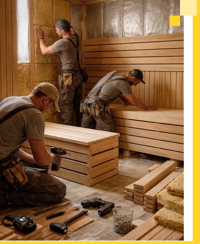 Профессиональное строительство саун под ключ в Заволжье