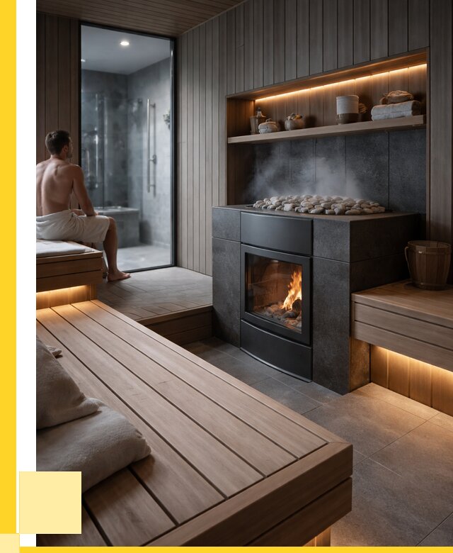 Проект сауны в частном доме в Заволжье от 35644 р. | ЭриданЗвл