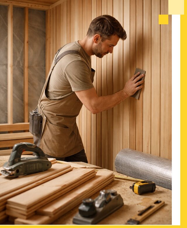 Профессиональная отделка саун и парных под ключ в Заволжье