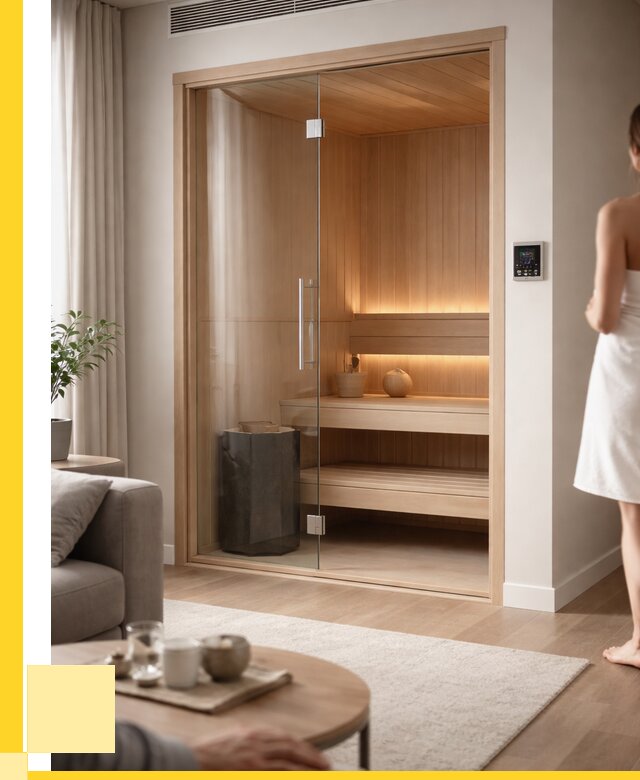 Сауна в квартире под ключ в Заволжье от 122208 р. ЭриданЗвл