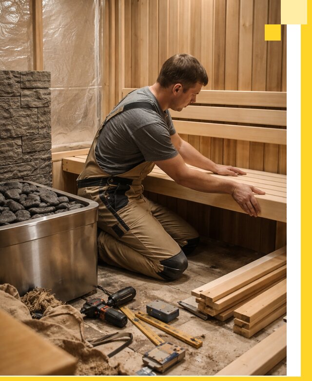 Сауны для дома под ключ с проектированием и монтажом в Заволжье