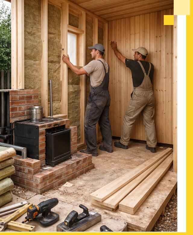 Строительство и установка дачных саун под ключ в Заволжье