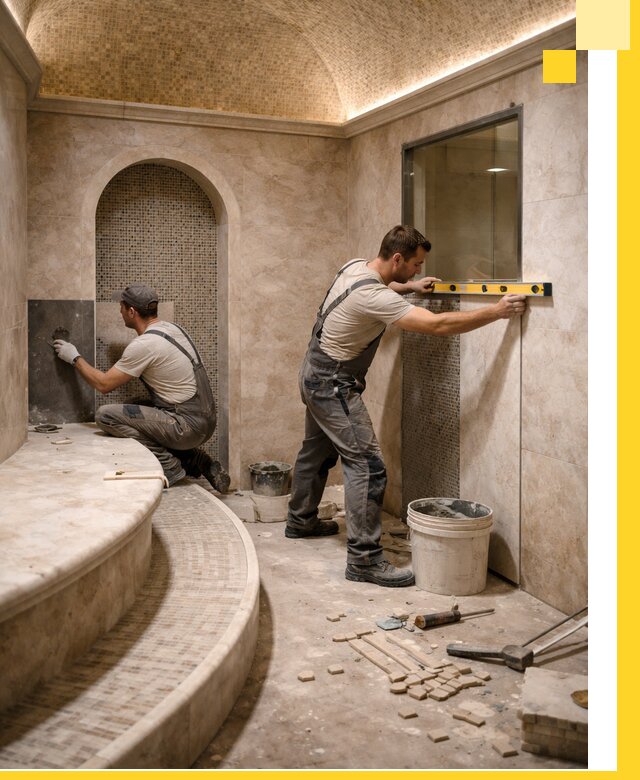 Проектирование и строительство саун с хамамом под ключ в Заволжье