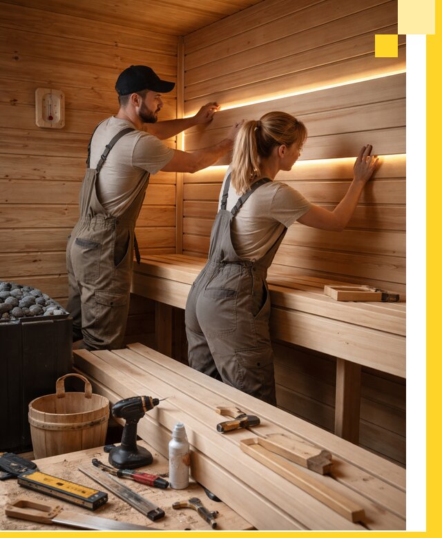 Дизайн саун и бань под ключ с индивидуальным проектом в Заволжье